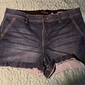 one 5 one Blue Jean Shorts Classic Casual
